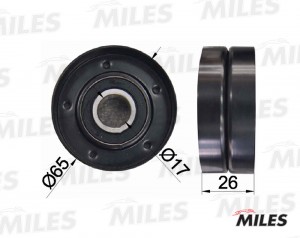 Ролик ремня приводного VW GOLF/PASSAT 1.4 TSI 05- AG03047 AG03047 MILES
