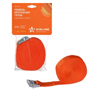 Стяжка крепления груза 0.2т 6м-25мм (полиэстер) с фиксатором AIRLINE AS-T-02 AIRLINE