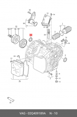 Манжетное уплотнение 02Q-409-189-A 02Q 409 189 A VAG