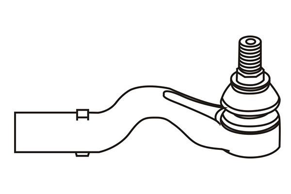 Наконечник рулевой тяги правый MERCEDES W210/S210 94-03 160599 WXQP