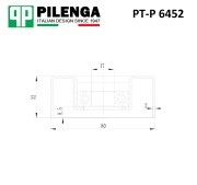 Ролик натяжителя ремня MITSUBISHI Pajero 2001-2017 PT-P6452 PT-P 6452 PILENGA