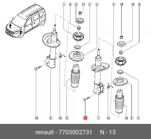 RENAULT 7703002731 RENAULT