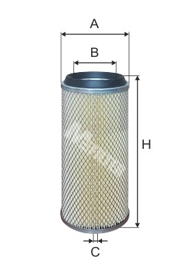 фильтр воздушный! H263 D104 d64\ A.Chalmers/Bobcat/Case/Cat/IHC/John Deere/Komat A1066 MFILTER AUTOMOTIVE FILTERS
