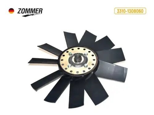 Вентилятор охлаждения дв. Cummins ISF 3.8L в сб. (с вискомуфтой) 33101308060 ZOMMER