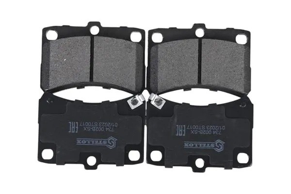 колодки дисковые передние с антискрипными пластинами!\ Daihatsu Cuore 1.0i 98-03 1512 000B-SX STELLOX