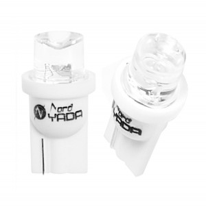 Лампа светодиодная W5W 12V 0.18W"NORD YADA" (1SMD конус белый)  10шт 900288 NORD YADA