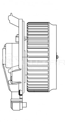 Мотор отопителя HONDA Civic 4D (06-) LUZAR LFH23RN LUZAR
