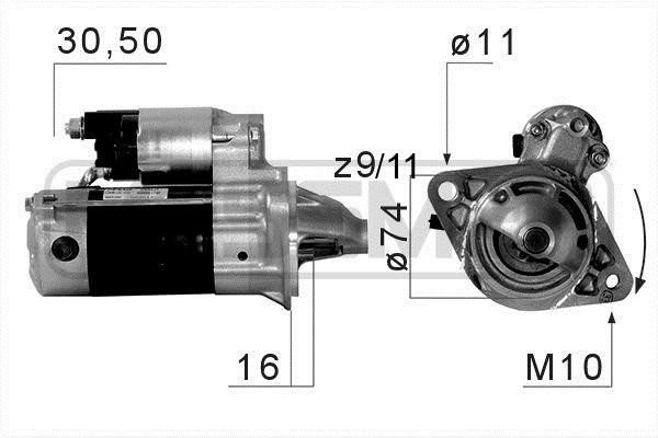 Стартер TOYOTA COROLLA 02-07 220675 220675 ERA