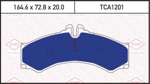 Колодки тормозные дисковые передние MERCEDES Sprinter 95-VW LT 96- TCA1201 TCA1201 TATSUMI