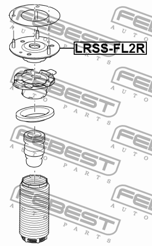 Опора задн амортизатора LAND ROVER FREELANDER II 2006­ LRSS-FL2R LRSS-FL2R FEBEST
