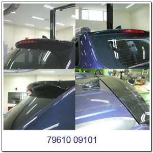 Спойлер SSANGYONG Kyron (05-) крышки багажника OE 7961009101 SSANG YONG