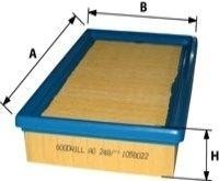 Фильтр воздушный AG249 AG 249 GOODWILL