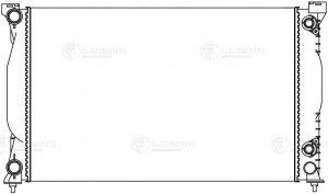 Радиатор охл. Audi A4 (00-),(04-) 1.6i,1.8T,1.9TD,2.0i,2.0T,2.0TD LRc 1816 LRC 1816 LUZAR