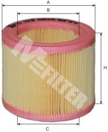 фильтр возд.! H79 D100 d67 \ Evobus A826 MFILTER AUTOMOTIVE FILTERS