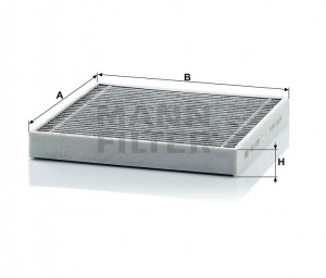 BMW Z4 2003> (E85,E89) угольный CUK 2339 MANN FILTER