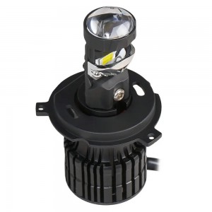 Лампа светодиодная H4 12-24V 28W 6500К (6800lm, белый) AIRLINE LED LENS (2 шт.)  AEAR124 AIRLINE