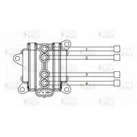 Катушка зажигания для а/м Renault Sandero II (13-)/Clio (05-) 1.2i (SC 0906) SC0906 START VOLT