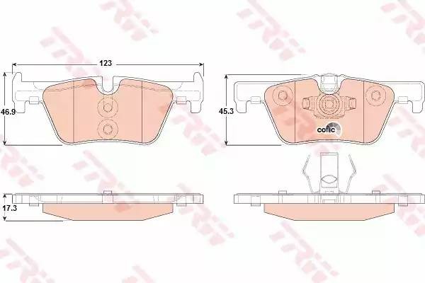 BMW 1-СЕРИЯ (F20,F21) 3-СЕРИЯ (F30,F31) PF4139 - с датчиком GDB1919 TRW