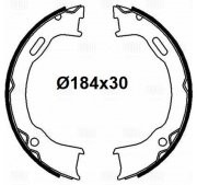 Колодки торм. Jeep Grand Cherokee (91-) барабан. ст. торм. 184x30 (GF 4629) GF4629 TRIALLI