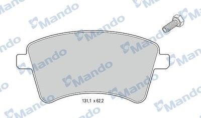 Колодки тормозные RENAULT Kangoo (1.5 DCI/1.6) (08-) передние (4шт.) MANDO MBF015240 MANDO