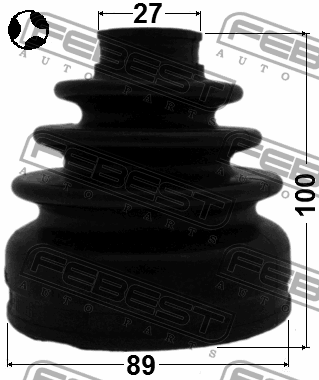 Пыльник ШРУСА внутренний MITSUBISHI ASX, OUTLANDER 06-12 0415-CW6LHT 0415-CW6LHT FEBEST