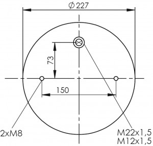 SCHMITZ S01 (1996>) с пластиковым стаканом(084.958-00A - крепёж.к-т) T0070-6318V3 TOPCOVER