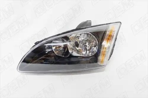 ФАРА ЛЕВАЯ FORD FOCUS 2 2004-2008 ГАЛОГЕН ЧЕРНАЯ OEM0120FL OEM0120FL OEMPARTS