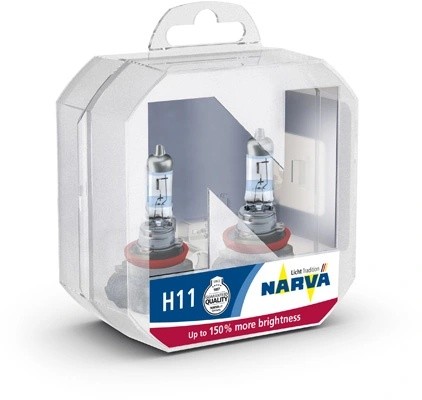 Лампа 12V H11 55W PGJ19-2 +150% бокс (2шт.) Range Power 150 NARVA 481012100 NARVA