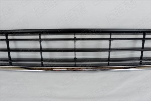 Решетка в бампер нижняя Volkswagen Passat B7 (2010-2015) один хром молдинг OEM3712 OEMPARTS
