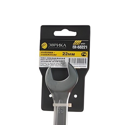 Ключ комбинированный 22х22мм CrV Pro ЭВРИКА ER-53221 EVRIKA