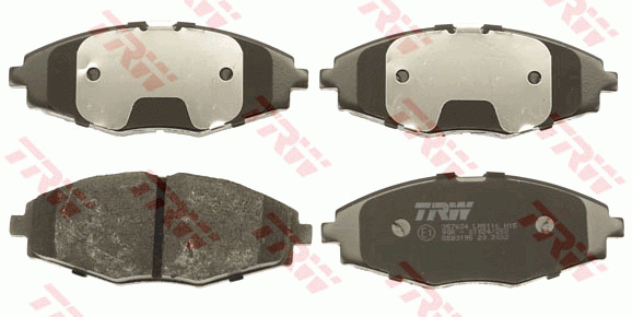 Колодки тормозные DAEWOO Nexia,Matiz CHEVROLET Lanos,Spark передние (4шт.) TRW GDB3195 TRW