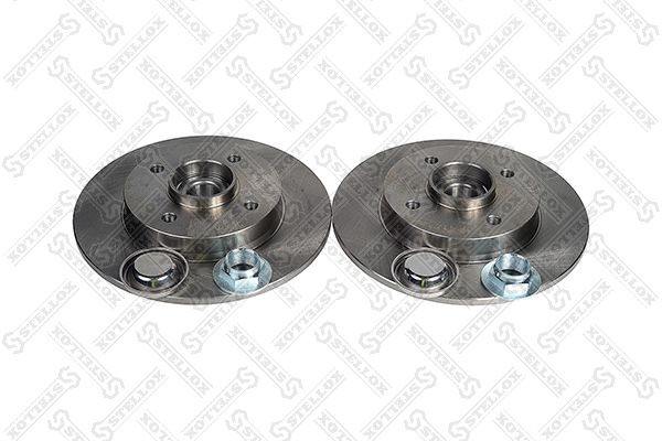 диск тормозной задний! c подшипником и кольцом ABS\ Citroen C3/C4 all 06> 6020-1952-SX STELLOX