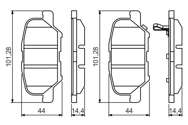 MITSUBISHI ASX (2010-2016) 0 986 495 358 BOSCH