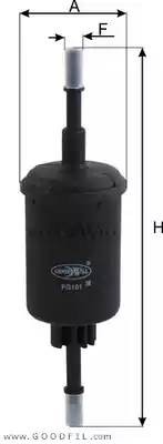 Фильтр топливный FG101 FG 101 GOODWILL