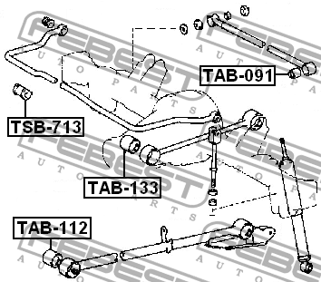 Сайлентблок TAB-133 TAB-133 FEBEST