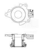 Муфта выкл. сцеп. Suzuki SX4 (06-)/SX4 (13-)/Vitara (15-) 1.6i (гидравл.) (CT 24 CT2403 TRIALLI