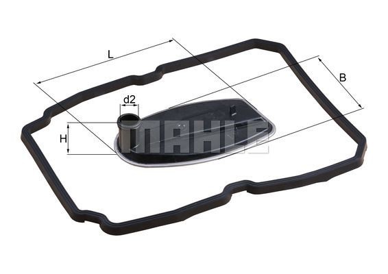 MB W140/W202/W210/W220 С ПРОКЛАДКОЙ HX81D MAHLE KNECHT