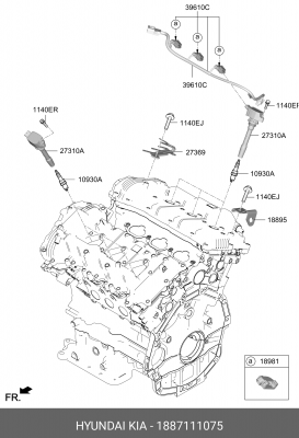 HYUNDAI ELANTRA (2020>) 1887111075 HYUNDAI KIA