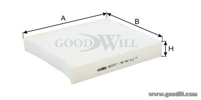 Фильтр салона AG247CF AG 247 CF GOODWILL