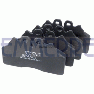 Колодки тормозные дисковые 29256 175*95*27 Iveco EuroCargo (замена для Emmerre № 961033 EMMERRE