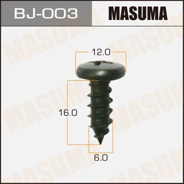 Саморез 6x16мм набор 10шт.  MASUMA BJ003 MASUMA