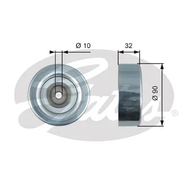 Направляющий ролик привода вспомогательных агрегатов DriveAlign® T36495 GATES