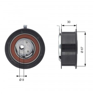 Ролик ГРМ VW Golf,Passat,Polo,Sharan,T4 AUDI 80,A4,A6 натяжителя GATES T43069 GATES
