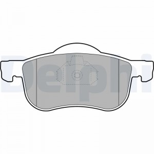 LP1458 колодки дисковые п.\ Volvo S80/V70/S60/C70/XC70 2.5D 98> LP1458 DELPHI