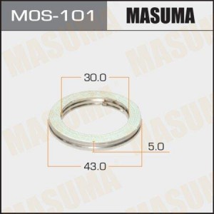 кольцо глушителя уплотнительное!(м) 30x43\ MOS-101 MASUMA