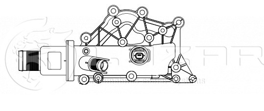 Термостат RENAULT Megane (02-) LUZAR LT0914 LUZAR