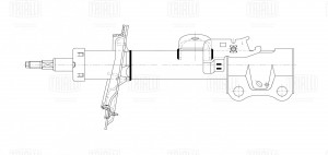 Амортизатор Geely Atlas (16-) 1.8i/2.4i (стойка) перед. лев. (AG 30155) AG 30155 TRIALLI