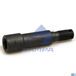 Болт SCANIA P,G,R,T,4,3,2 series амортизатора переднего нижний (М16х108.5х22х2)  101.118 SAMPA