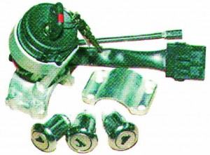 Замок зажигания ВАЗ-2170 в сборе с личинками комплект ДААЗ 21700-6105006-00 DAAZ