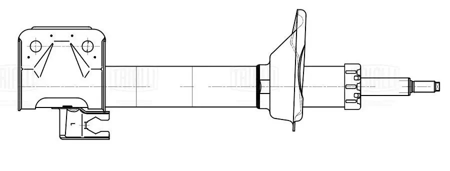 Амортизатор Subaru Forester (02-) (стойка) задн. лев. (AG 22203) AG 22203 TRIALLI